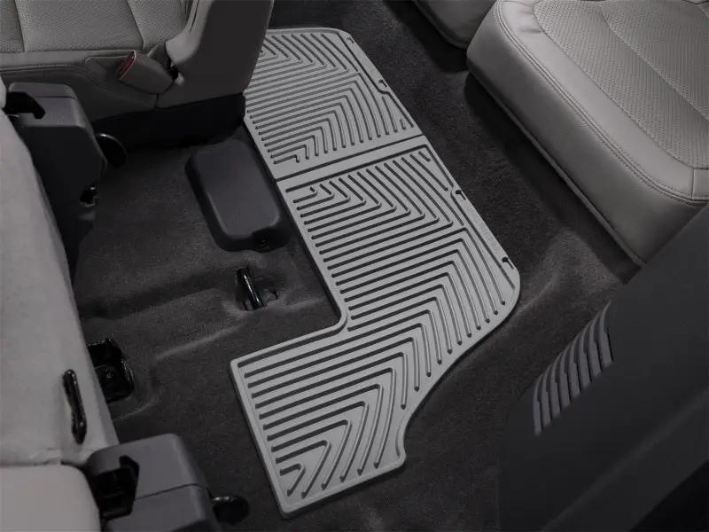WeatherTech WT Rubber Mats - Rear - Grey by WeatherTech