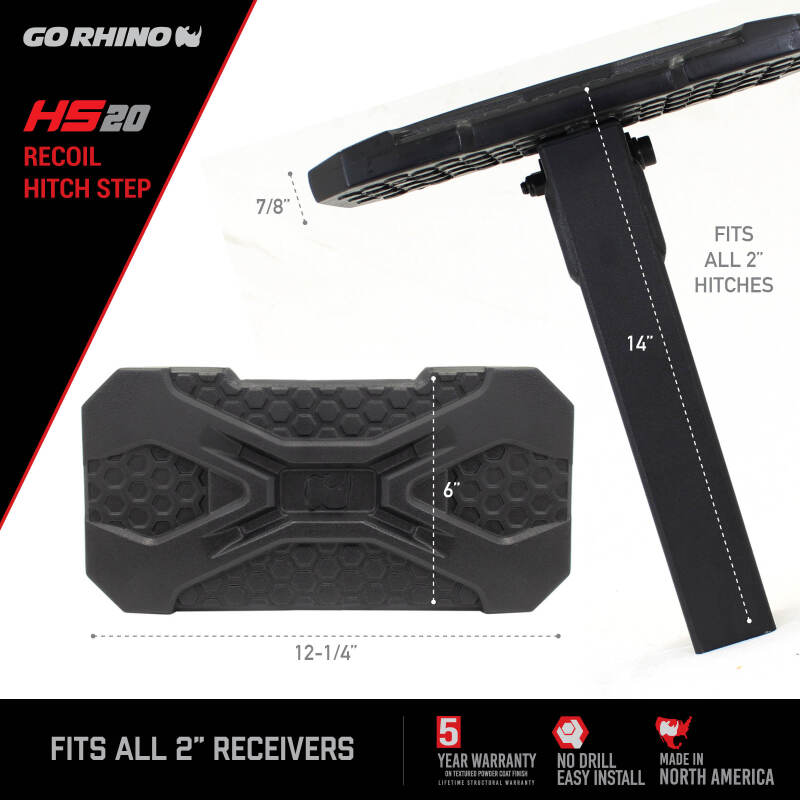 Go Rhino GOR Hitch Steps