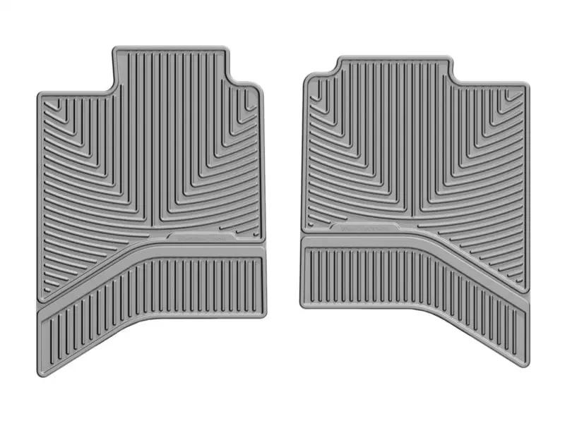 WeatherTech WT Rubber Mats - Rear - Grey by WeatherTech