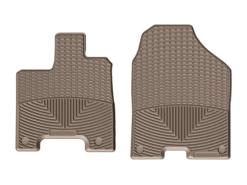 WeatherTech WT Rubber Mats - Front - Tan by WeatherTech