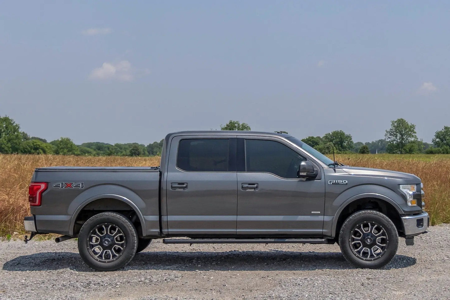 Rough Country BA2 Running Board | Side Step Bars | Ford F-150/F-250/F-350 2WD/4WD (15-26) by Rough Country