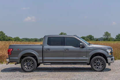 Rough Country BA2 Running Board | Side Step Bars | Ford F-150/F-250/F-350 2WD/4WD (15-26) by Rough Country