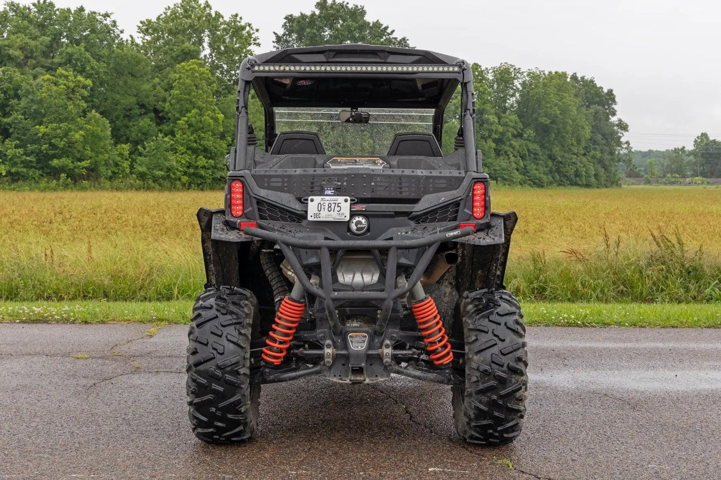 Rough Country LED Light Kit | Rear Mount | 40" Black Single Row | Can-Am Maverick Sport 1000R by Rough Country