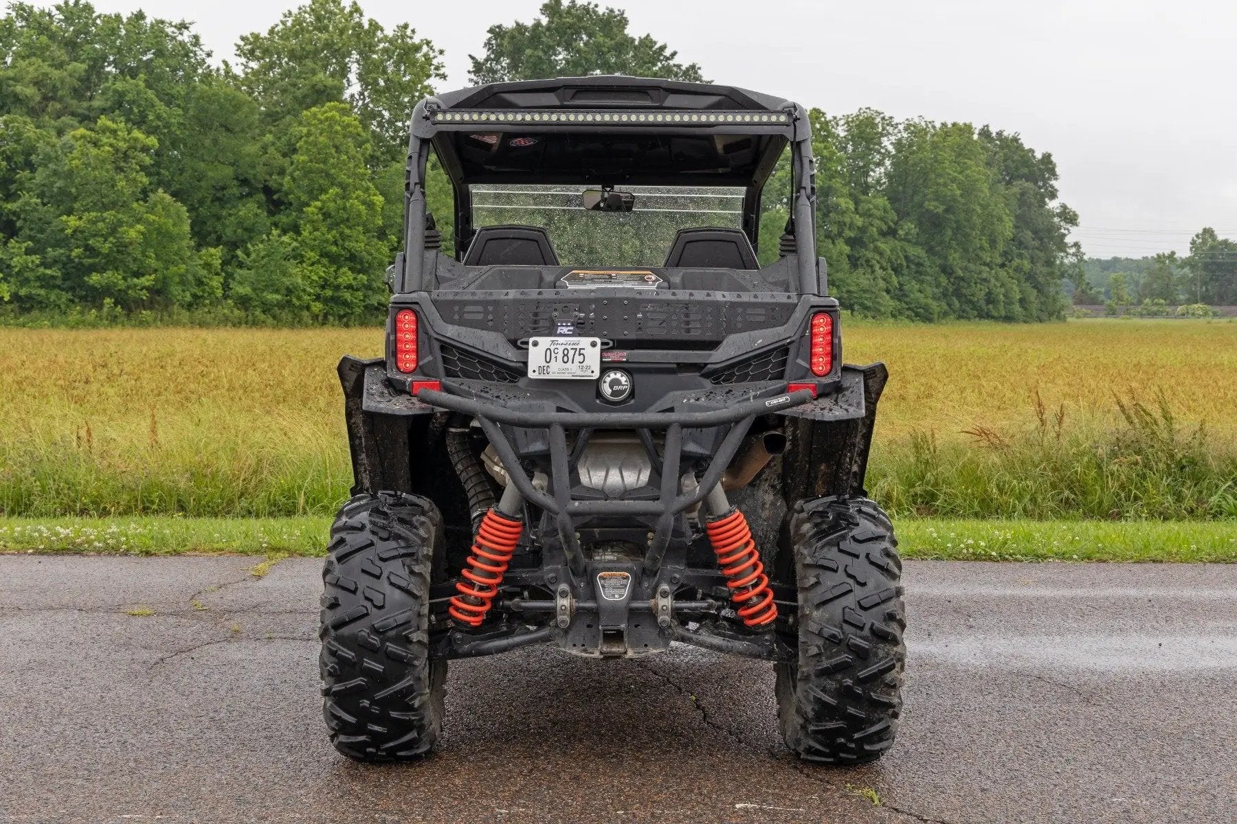 Rough Country LED Light Kit | Rear Mount | 40" Black Single Row | Can-Am Maverick Sport 1000R by Rough Country