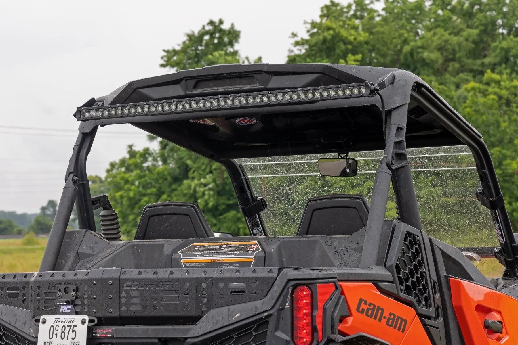 Rough Country LED Light Kit | Rear Mount | 40" Black Single Row | Can-Am Maverick Sport 1000R by Rough Country