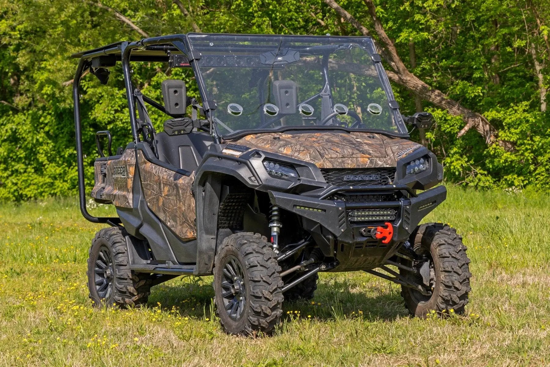 Rough Country UTV Multi-Function Winch Cleat | Red by Rough Country