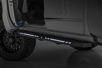 Rough Country AC2 Running Boards | Amber/White | Crew Cab | Chevy/GMC 1500 (07-18) by Rough Country