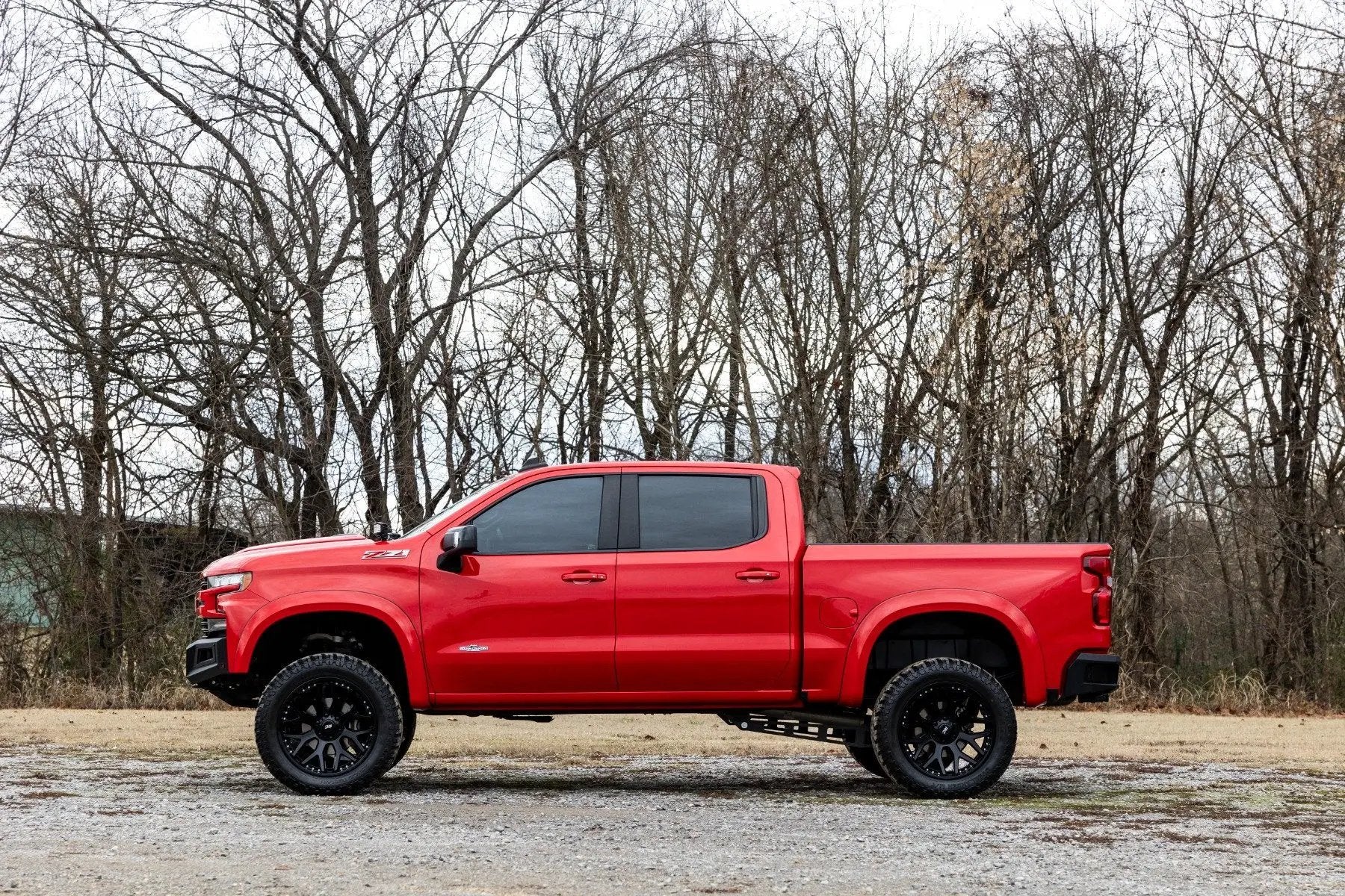 Rough Country Fender Flares | Sport | G9K Satin Steel | Chevy Silverado 1500 2WD/4WD (19-26) by Rough Country
