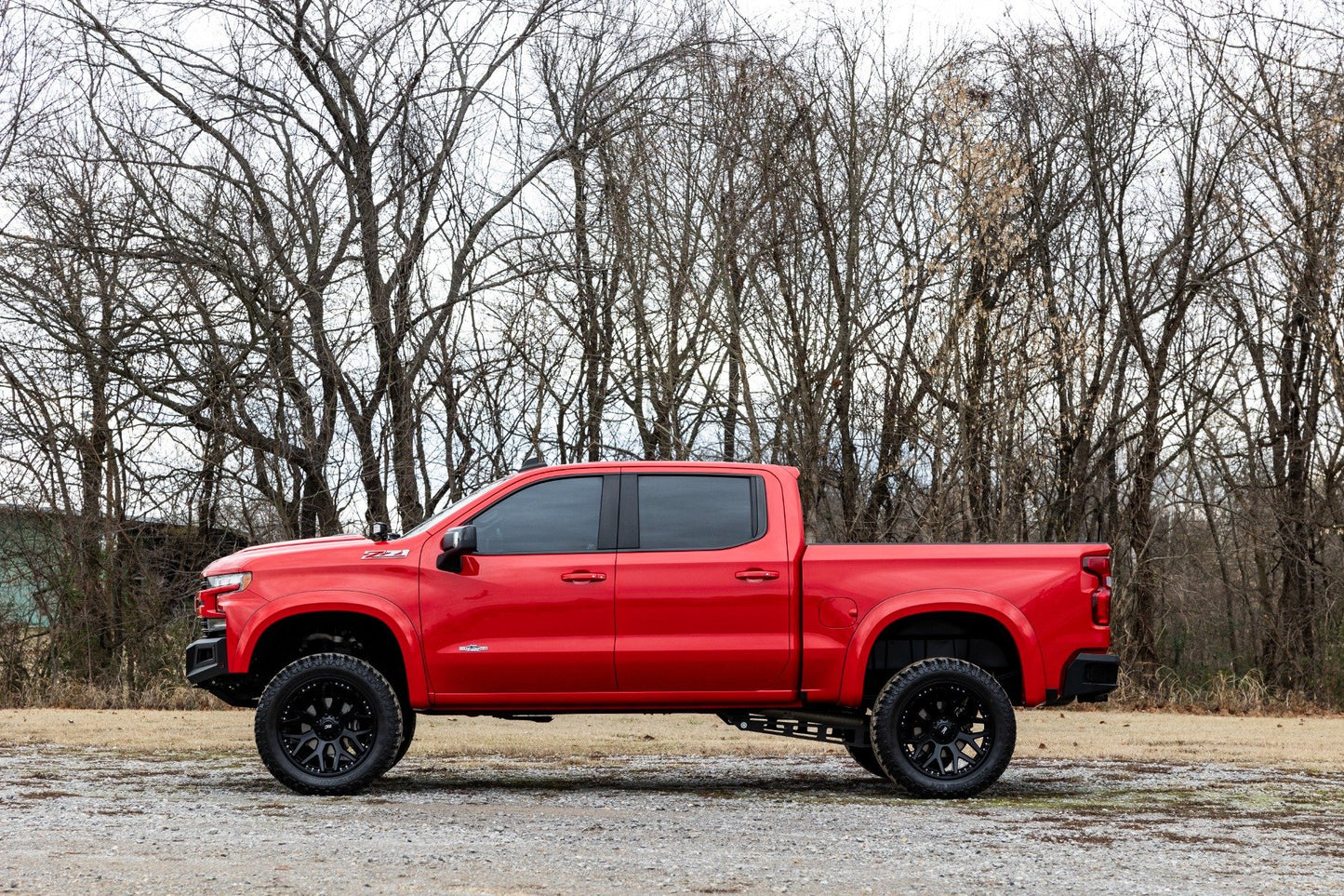 Rough Country Fender Flares | Sport | G7C Red Hot | Chevy Silverado 1500 2WD/4WD (19-26)