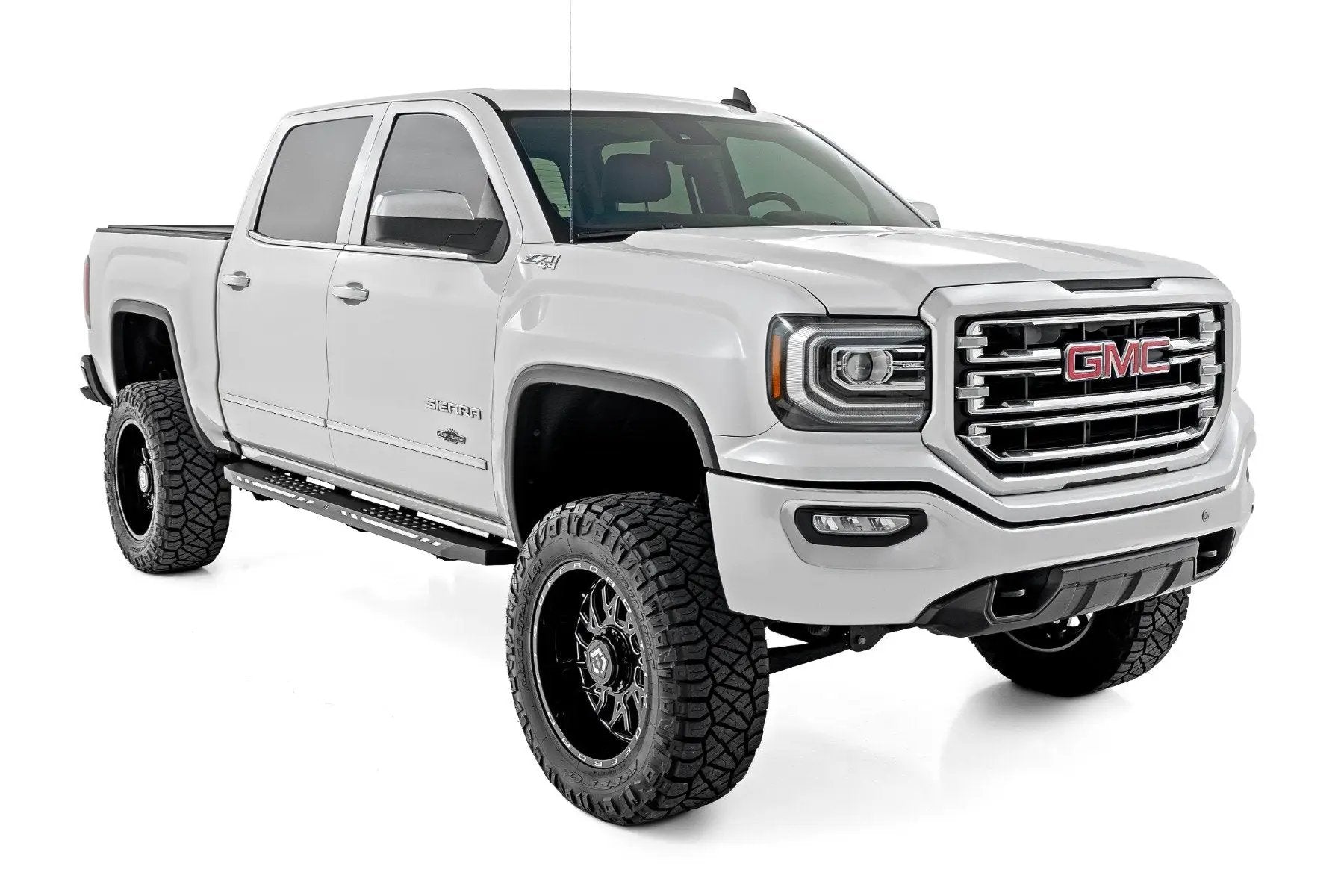 Rough Country AC2 Running Boards | Amber/White | Crew Cab | Chevy/GMC 1500 (07-18) by Rough Country