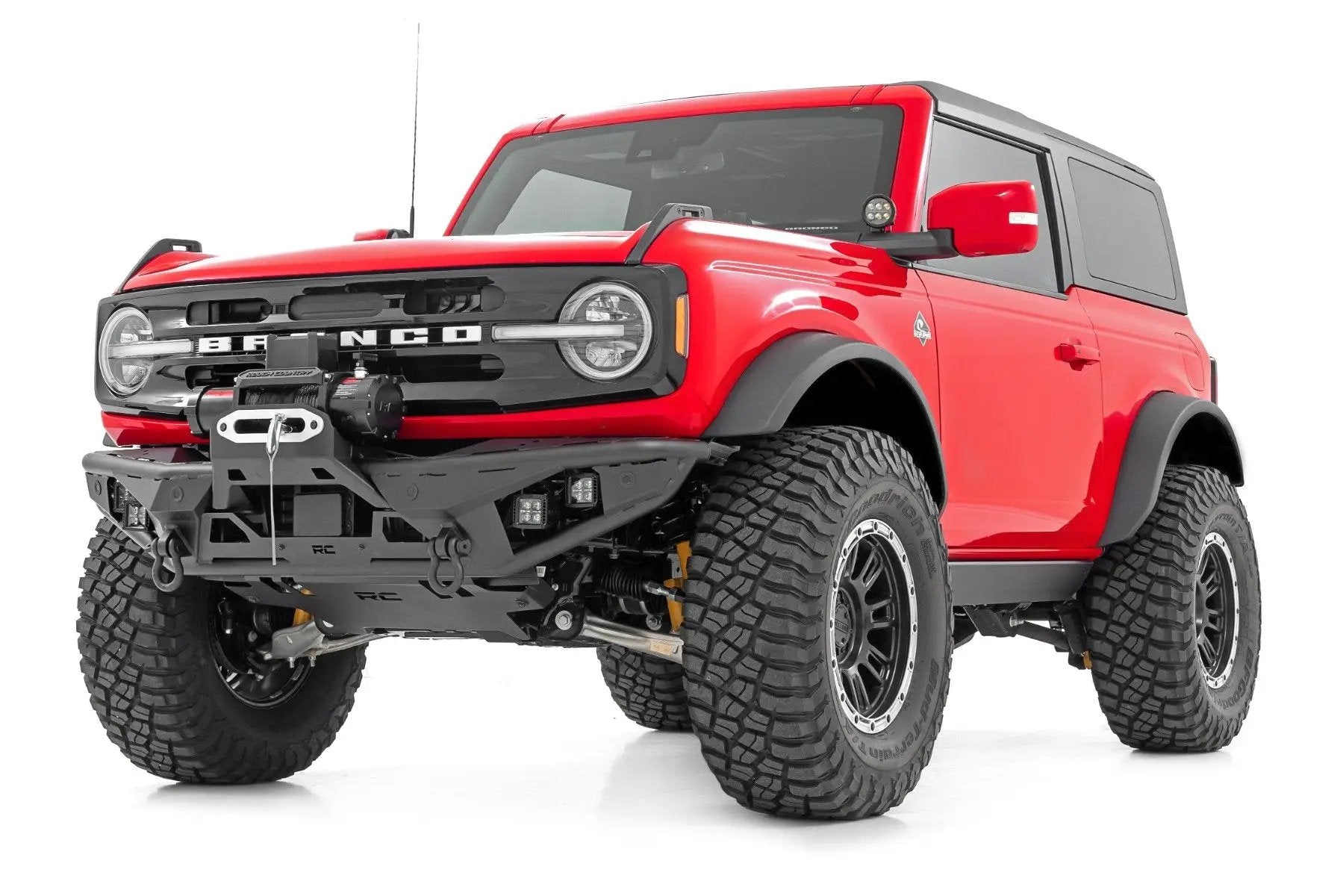 Rough Country Power Running Boards | Dual Electric Motor | 2 Door | Ford Bronco (2 Door) (21-25) by Rough Country