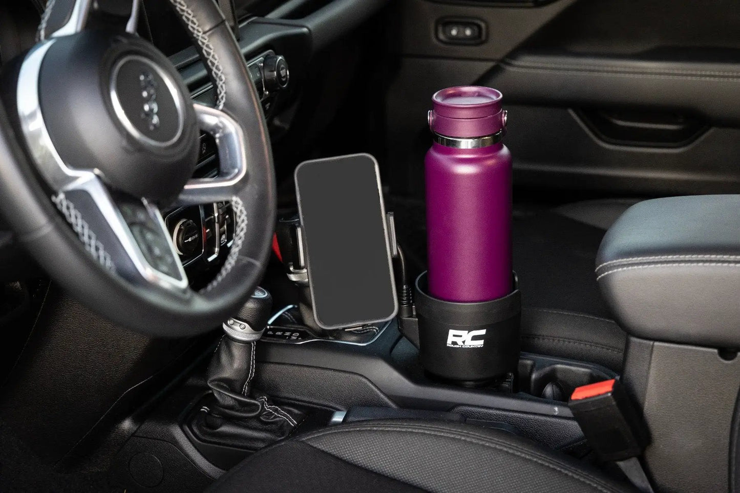 Rough Country 2 in 1 Expanding Cup and Phone Holder by Rough Country