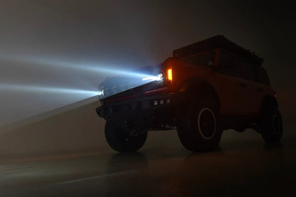 Rough Country DRL Halo LED Headlights | DOT Approved | Ford Bronco 4WD (2021-2025) by Rough Country