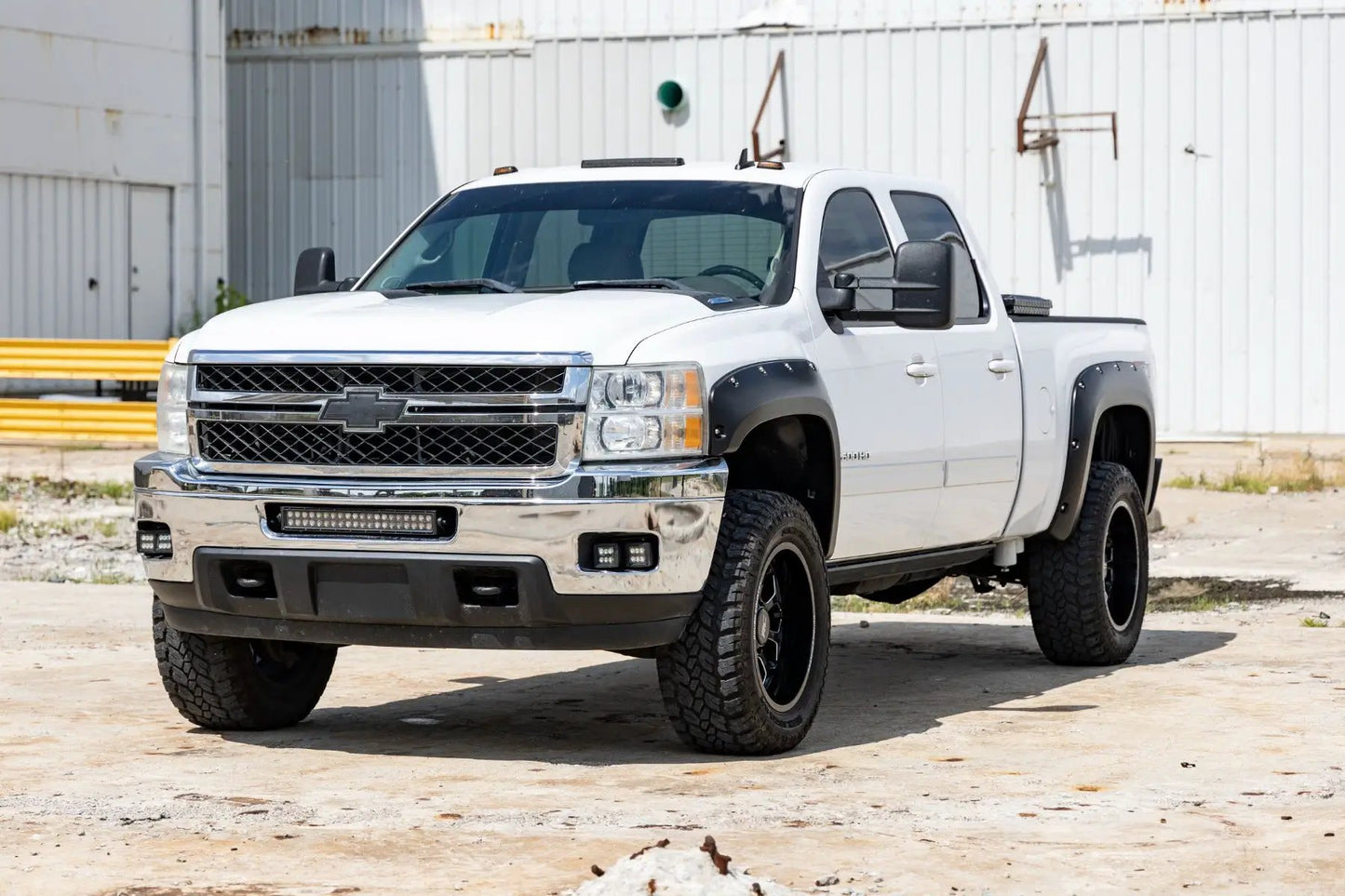 Rough Country Pocket Fender Flares | 6'7" & 8' Bed | GCN Victory Red | Chevy Silverado 1500/2500HD/3500HD (07-14) by Rough Country