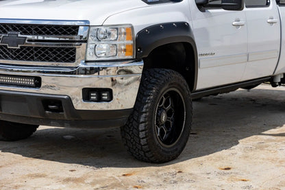 Rough Country Pocket Fender Flares | 6'7" & 8' Bed | Chevy Silverado 1500/2500HD/3500HD (07-14) by Rough Country