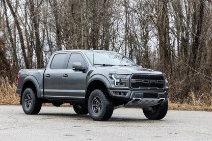 Rough Country Caliper Covers | Front and Rear | Red | Elec Brakes | Ford Expedition/F-150/Raptor by Rough Country