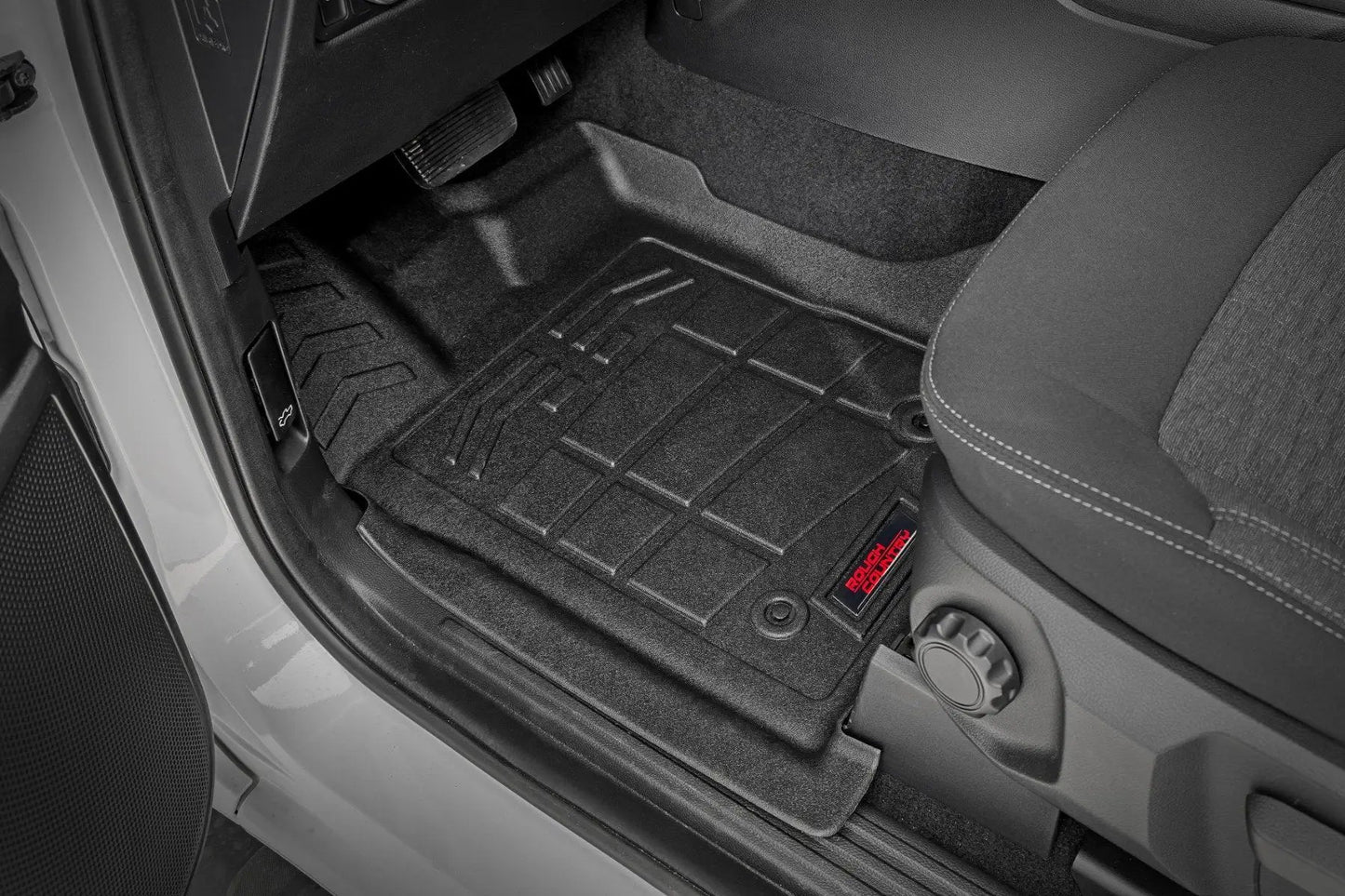Rough Country Sure-Fit Floor Mats | Front | Crew | Ford Ranger 2WD/4WD (2024-2026) by Rough Country