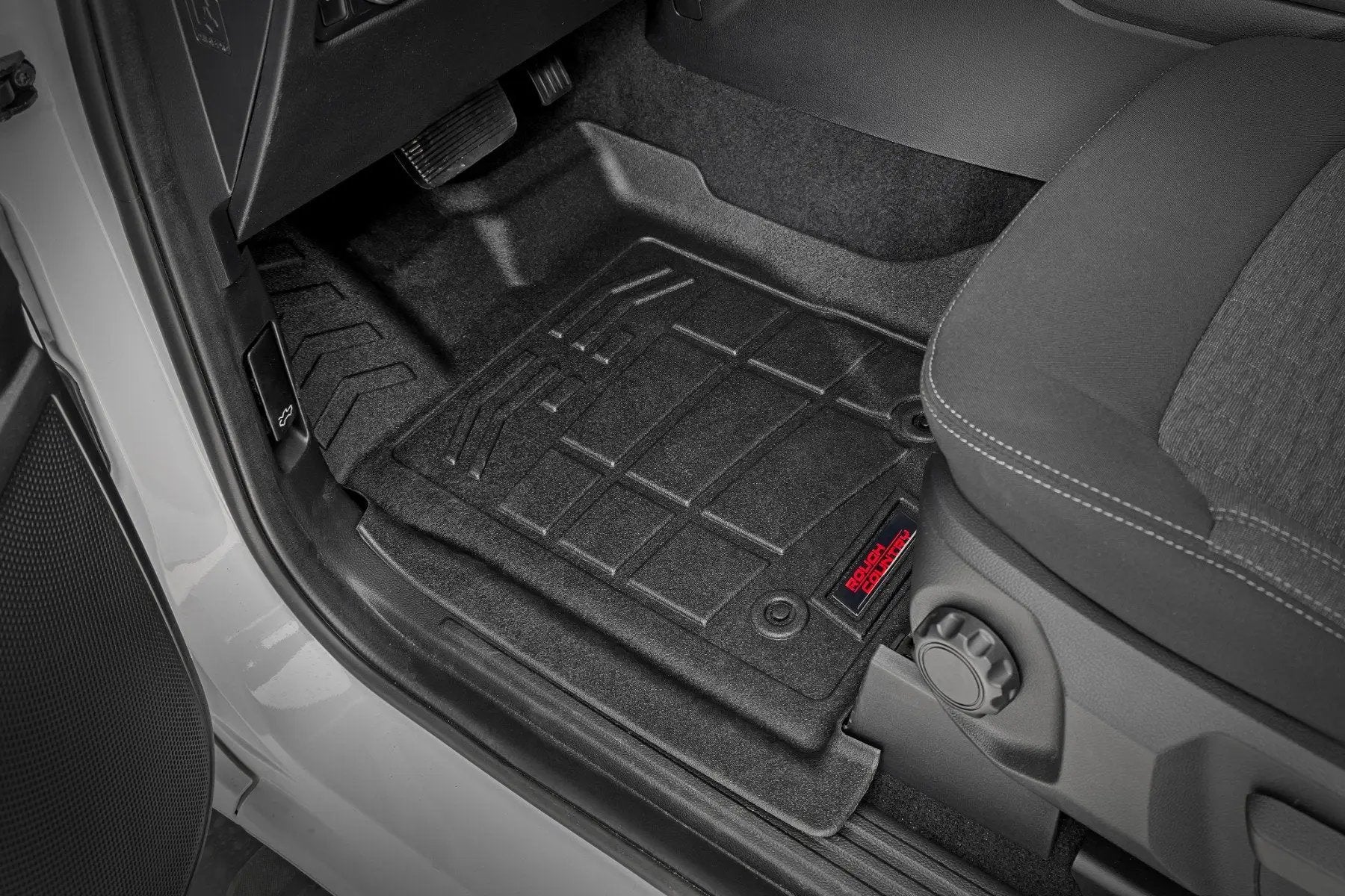 Rough Country Sure-Fit Floor Mats | Front | Crew | Ford Ranger 2WD/4WD (2024-2026) by Rough Country