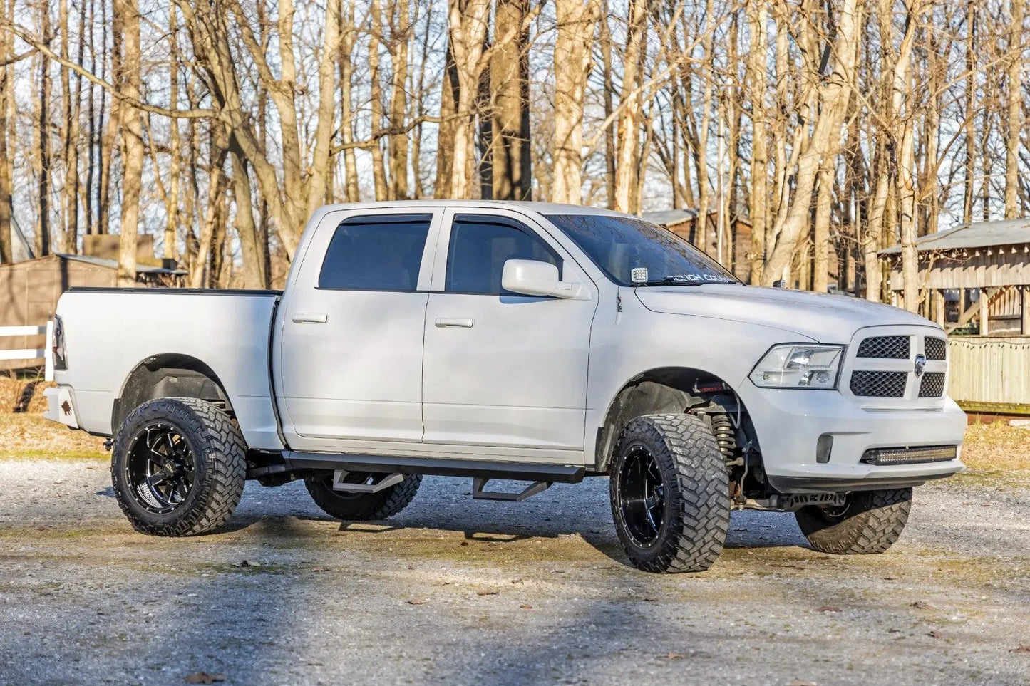 Rough Country SRX2 Adj Aluminum Step | Crew Cab | Ram 1500/2500/3500 2WD/4WD (2010-2018 & Classic) by Rough Country