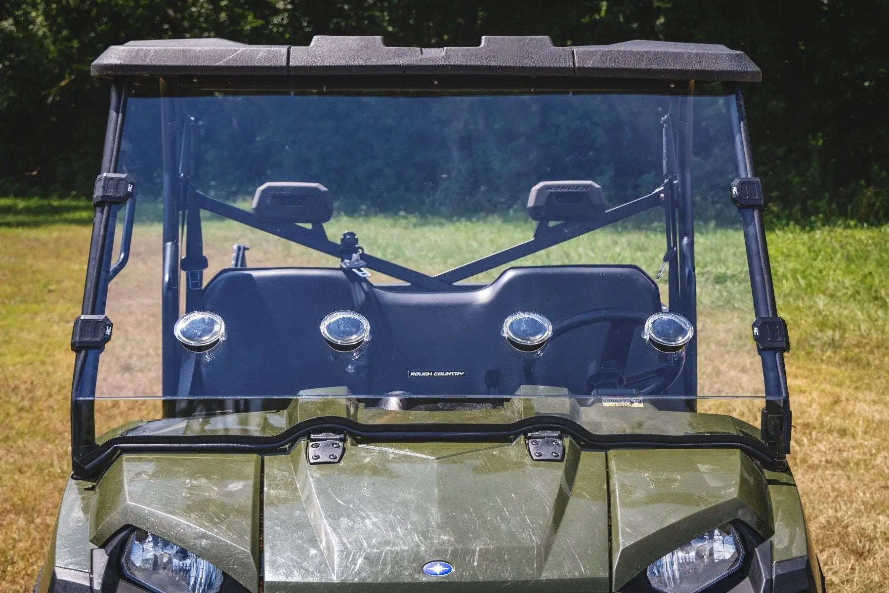 Rough Country Vented Full Windshield | Scratch Resistant | Polaris Ranger 570 by Rough Country