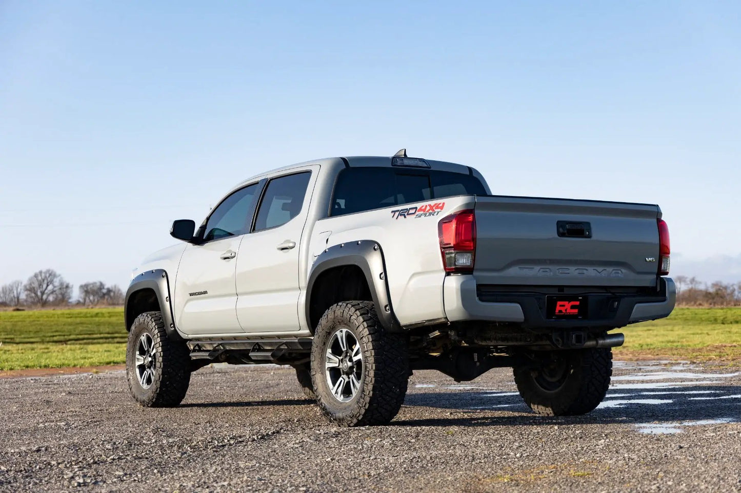 Rough Country Pocket Fender Flares | 1J9 Celestial Silver Metallic | Toyota Tacoma (16-23) by Rough Country
