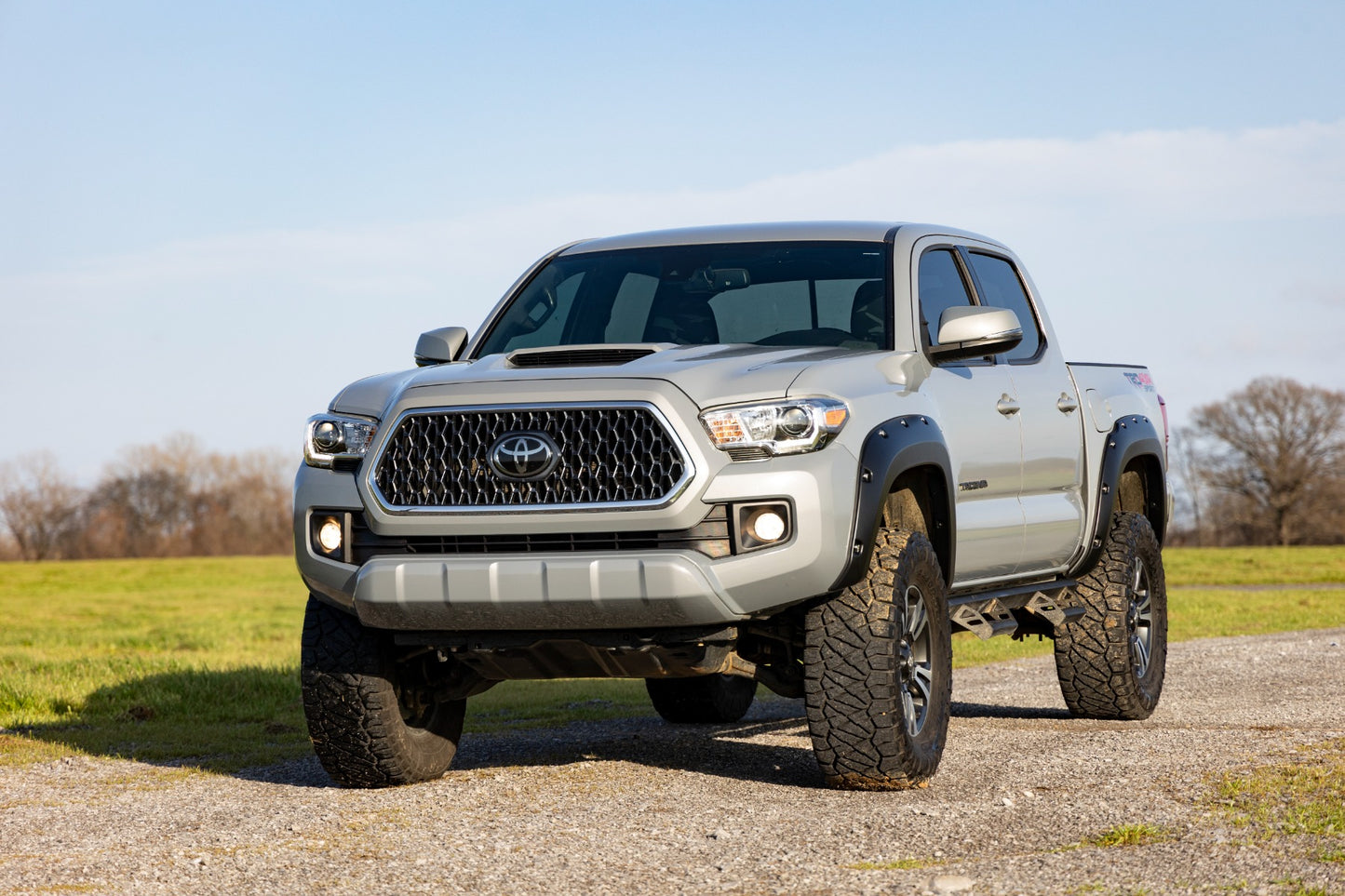 Rough Country Pocket Fender Flares | 089 Wind Chill | Toyota Tacoma 2WD/4WD (2016-2023)