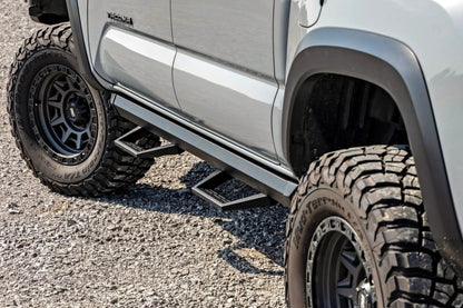 Rough Country SRL2 Adj Aluminum Step | Double Cab | Toyota Tacoma 2WD/4WD (2005-2023) by Rough Country