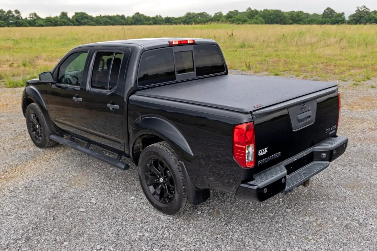 Rough Country Soft Roll Up Bed Cover | 5' Bed | Nissan Frontier 2WD/4WD (2005-2021) by Rough Country