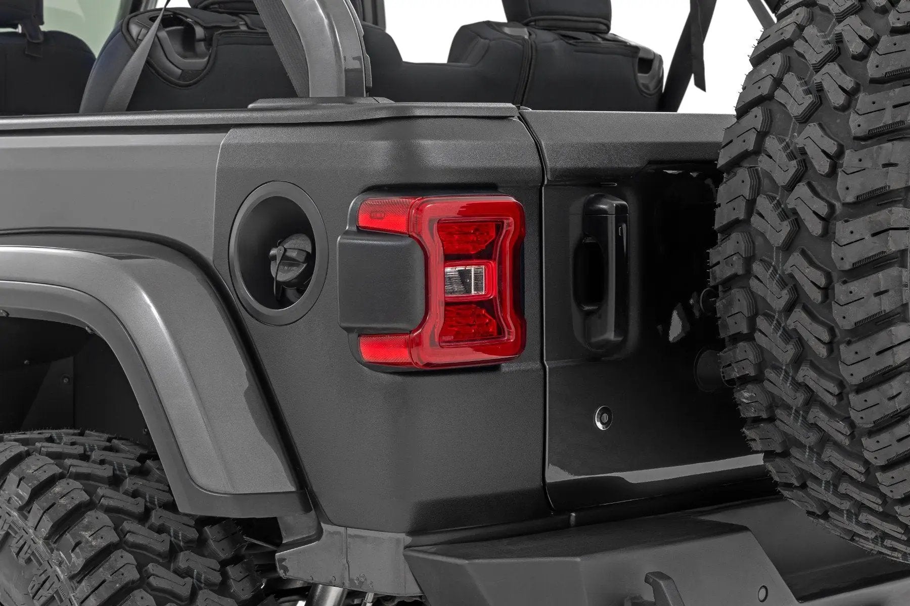 Rough Country Trail Cladding | Rear Corners | Jeep Wrangler JL/Wrangler Unlimited (18-26) by Rough Country