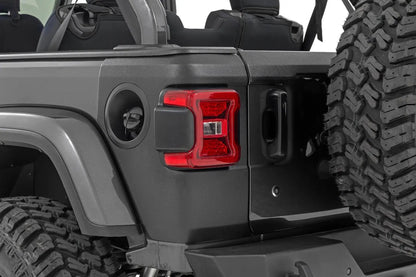 Rough Country Trail Cladding | Rear Corners | Jeep Wrangler JL/Wrangler Unlimited (18-26) by Rough Country