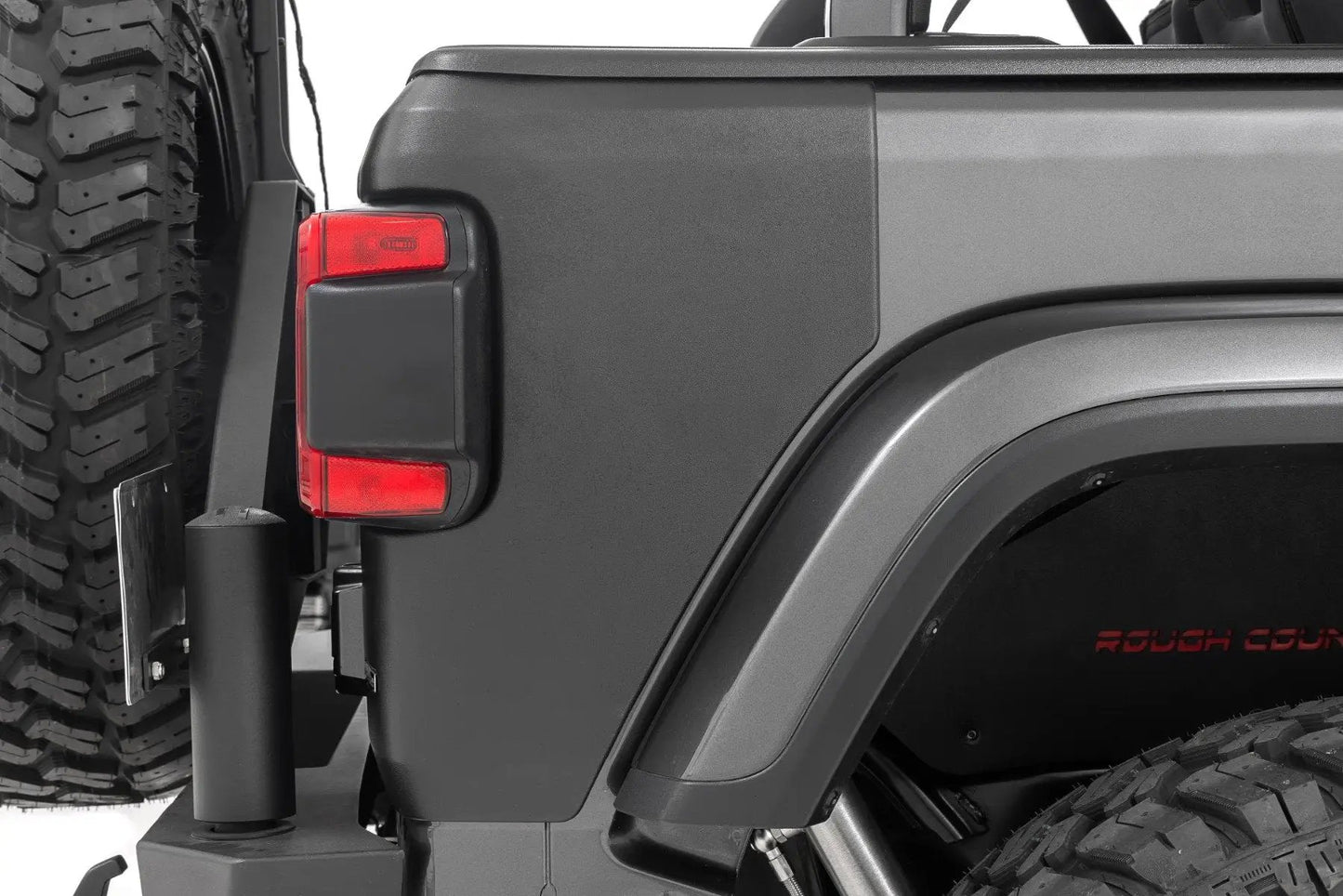 Rough Country Trail Cladding | Rear Corners | Jeep Wrangler JL/Wrangler Unlimited (18-26) by Rough Country