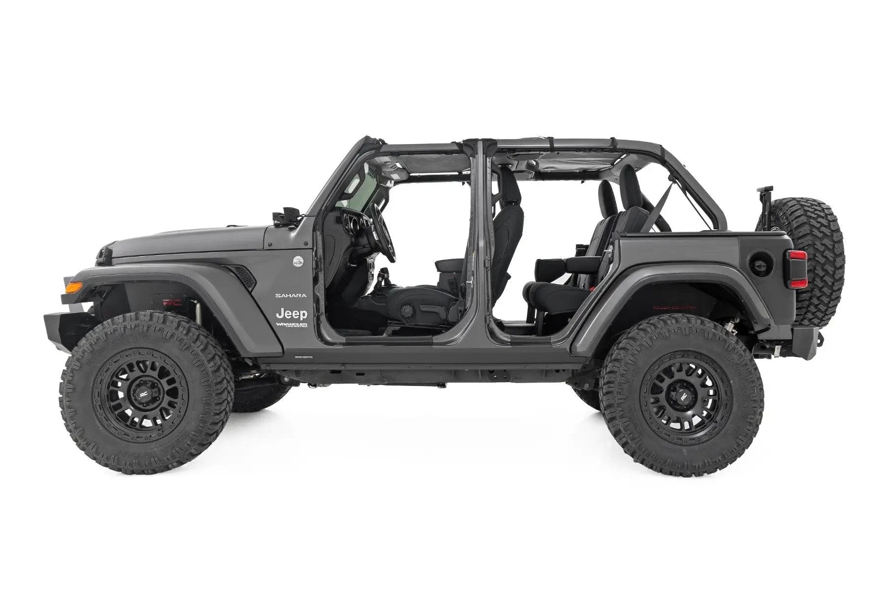 Rough Country Trail Cladding | Rear Corners | Jeep Wrangler JL/Wrangler Unlimited (18-26) by Rough Country