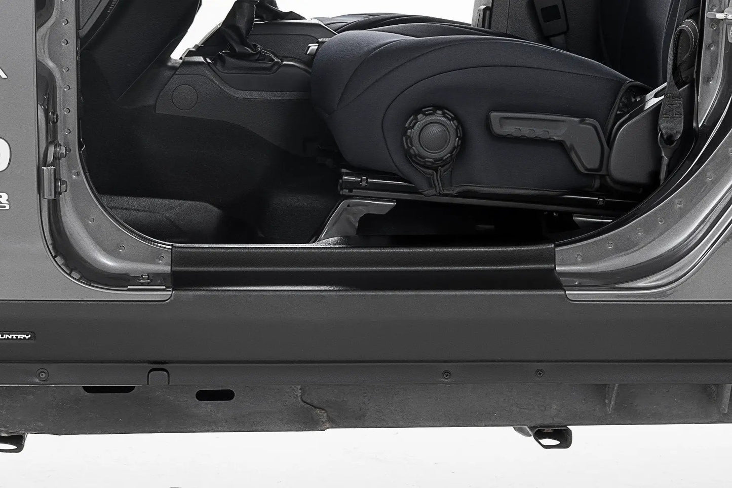 Rough Country Trail Cladding | Rocker Sill Plates | Jeep Wrangler Unlimited 4WD (2018-2026) by Rough Country