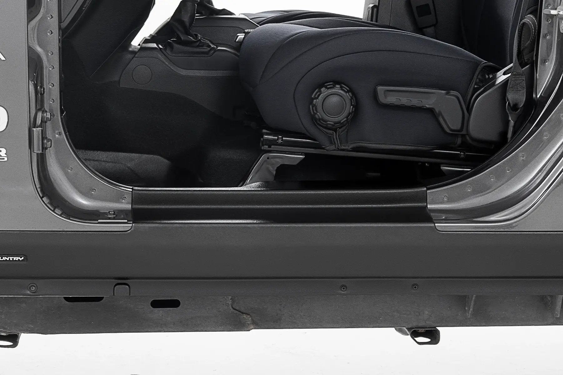 Rough Country Trail Cladding | Rocker Sill Plates | Jeep Wrangler Unlimited 4WD (2018-2026) by Rough Country