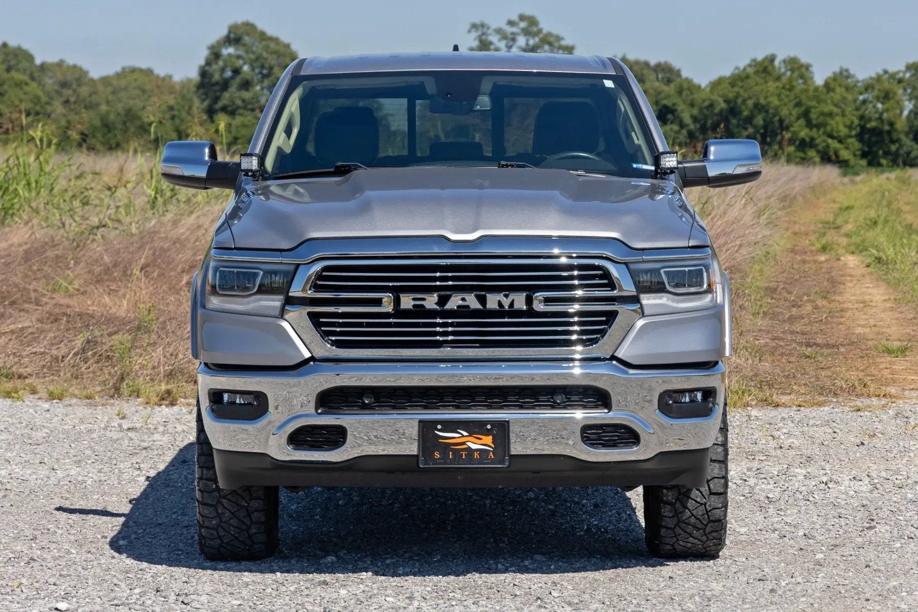 Rough Country LED Light Kit | Ditch Mount | 2" Black Pair | Flood | Ram 1500 2WD/4WD (19-26) by Rough Country