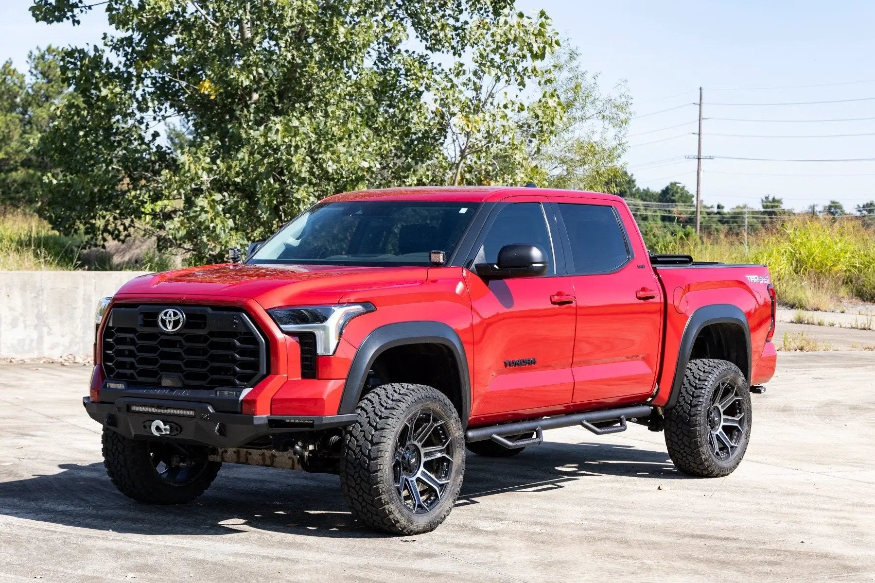 Rough Country Nerf Steps | Cab Length | Crew Max | Toyota Tundra 2WD/4WD (2022-2026) by Rough Country