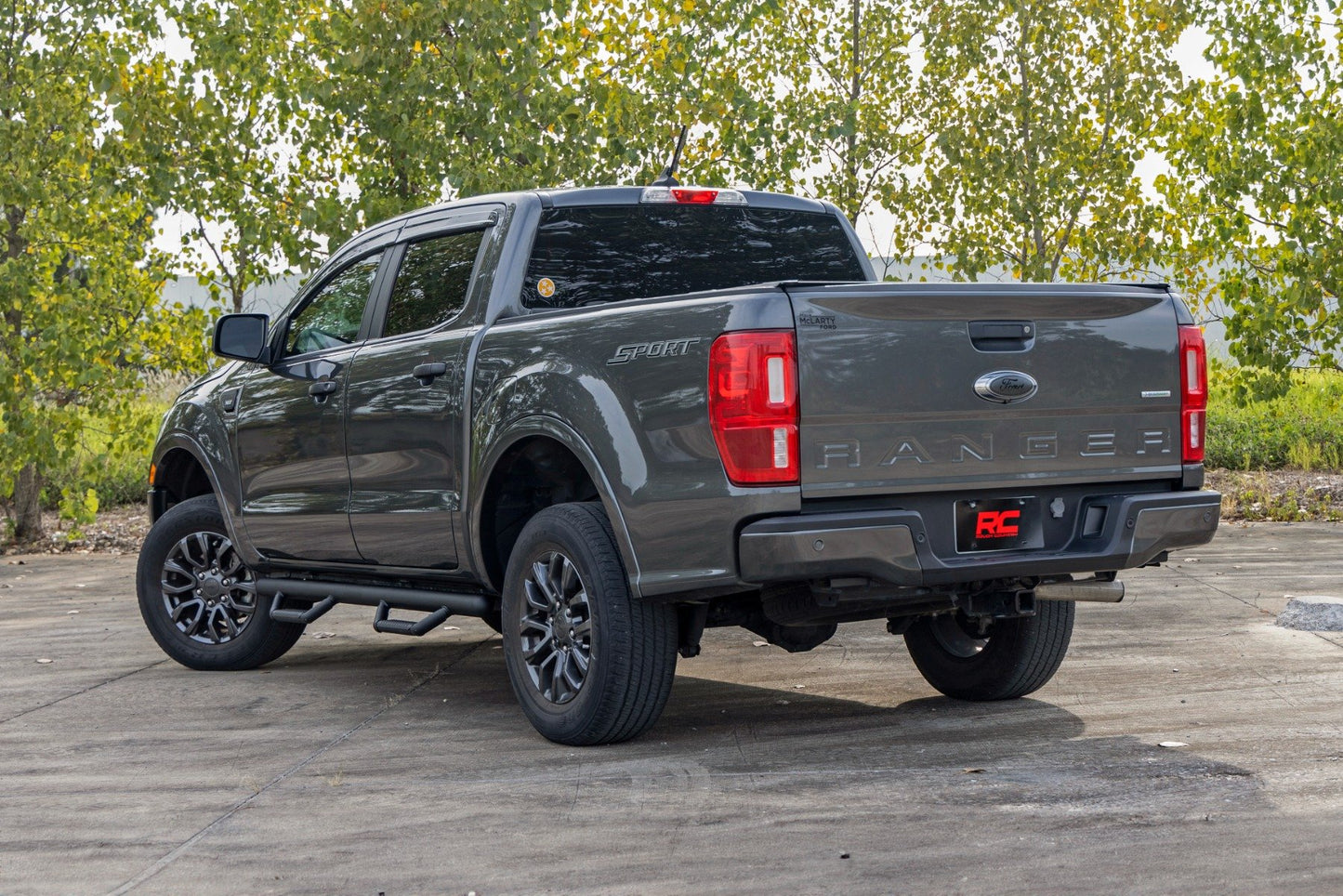 Rough Country Nerf Steps | Cab Length | Crew Cab | Ford Ranger 2WD/4WD (2019-2025)