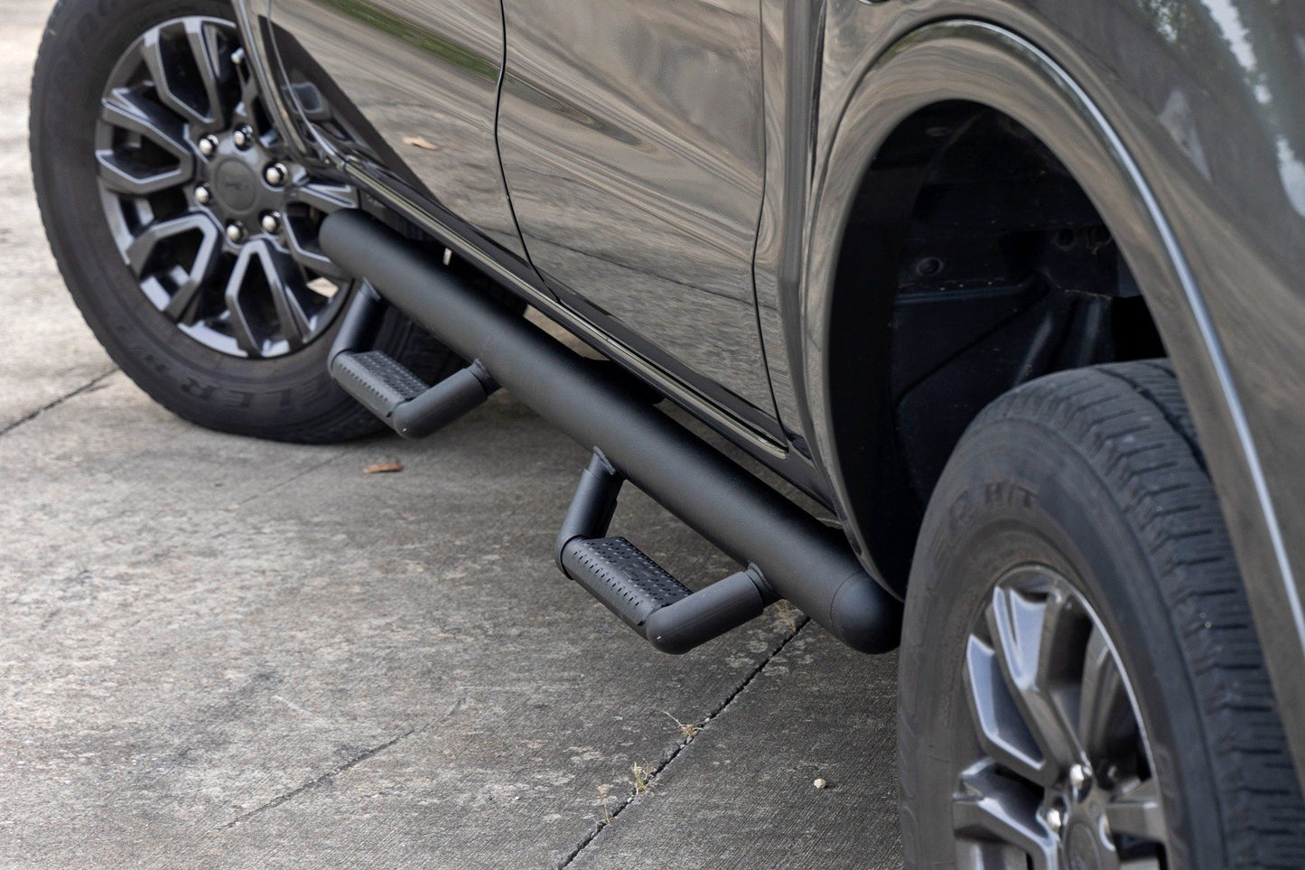 Rough Country Nerf Steps | Cab Length | Crew Cab | Ford Ranger 2WD/4WD (2019-2025)