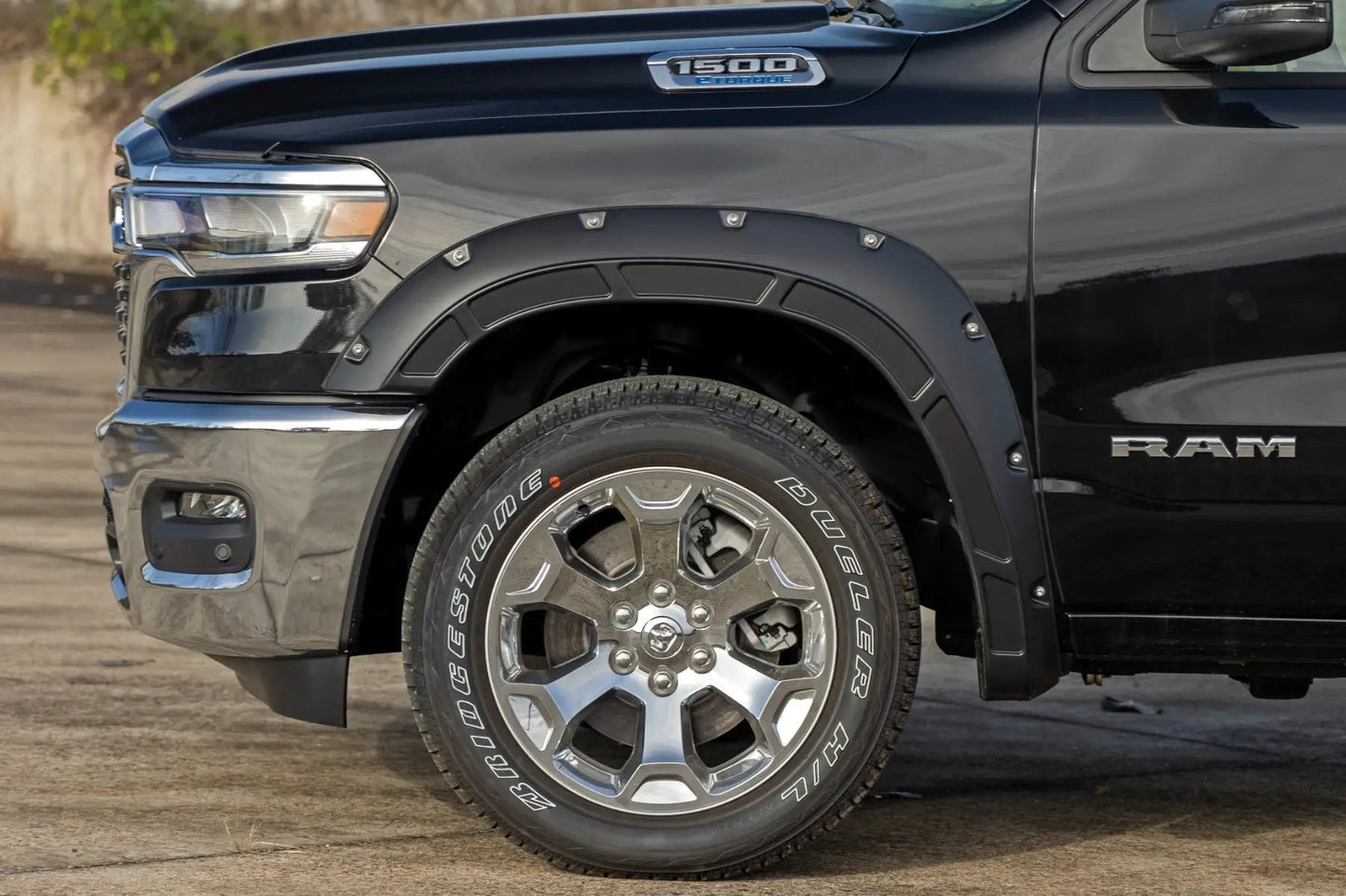 Rough Country Fender Flares | Defender | PAS Steel Storm | Ram 1500 2WD/4WD (2025) by Rough Country