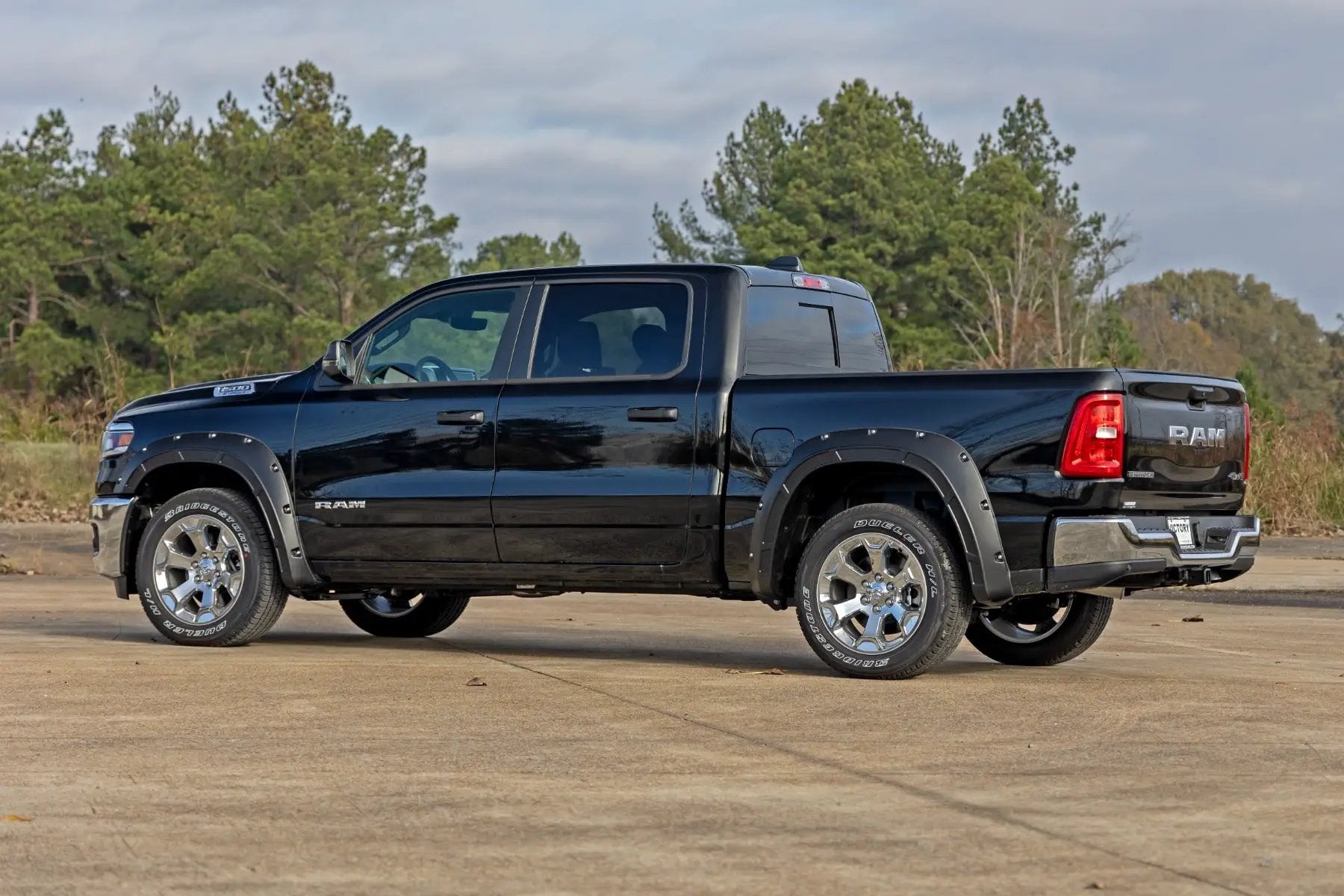 Rough Country Fender Flares | Defender | PSC Billet Silver | Ram 1500 2WD/4WD (2025) by Rough Country