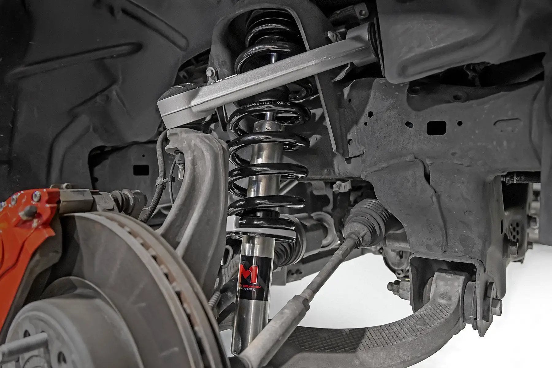 Rough Country M1 Adjustable Leveling Struts | Monotube | 0-2" | Ram 1500 2WD/4WD (19-26) by Rough Country