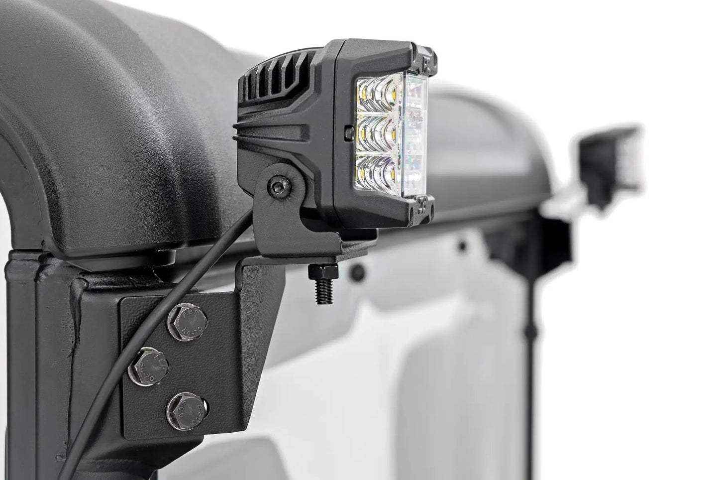 Rough Country LED Light Kit | Rear Mount | 3" Chrome Pair | Wide Angle | CFMOTO UFORCE U10 Pro by Rough Country
