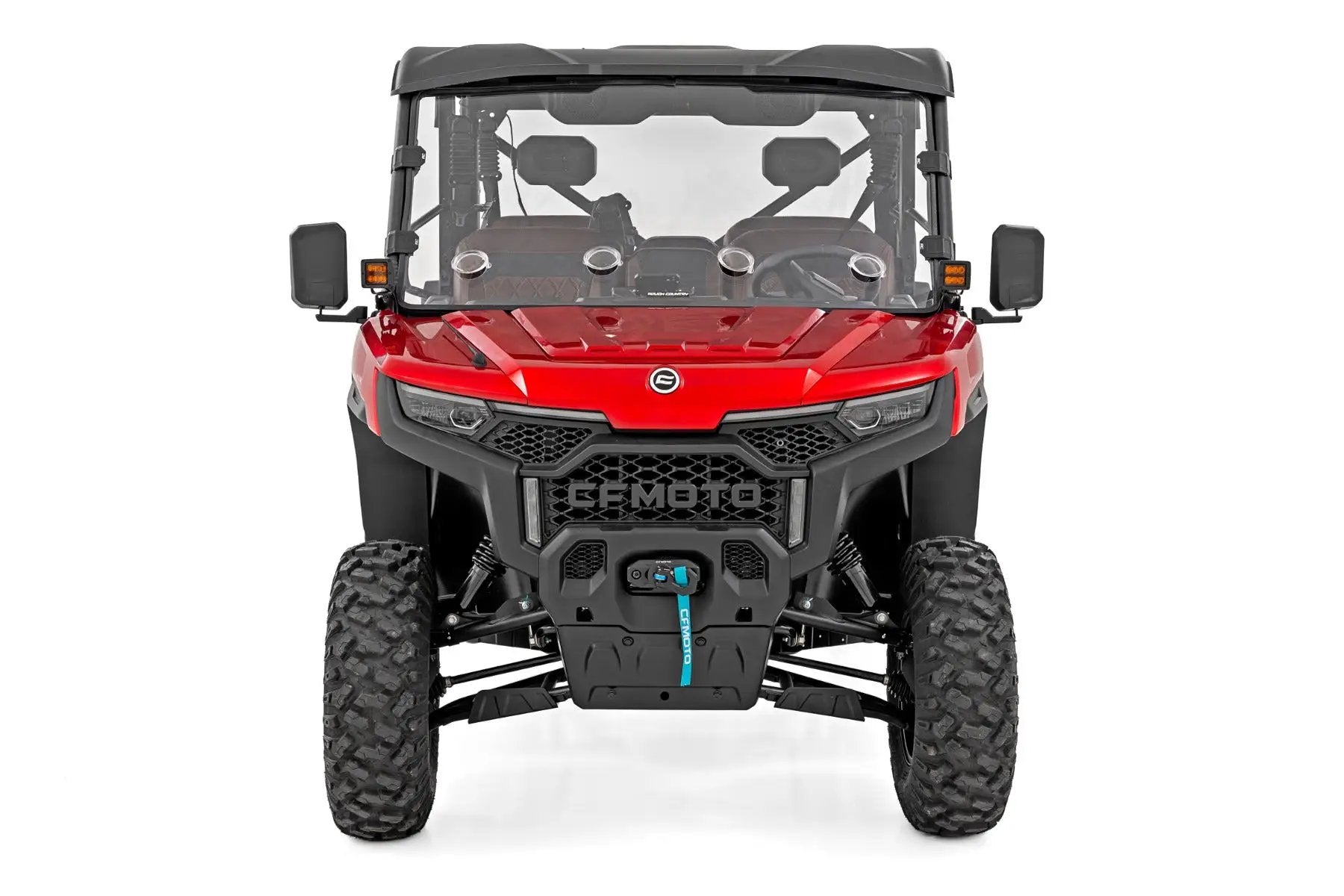Rough Country Vented Full Windshield | Scratch Resistant | CFMOTO UFORCE U10 Pro by Rough Country