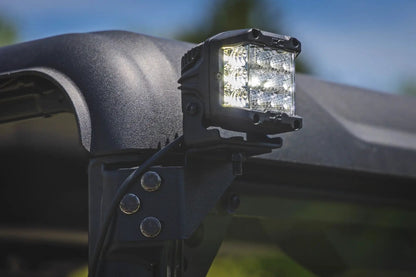 Rough Country LED Light Kit | Rear Mount | 2" Black Pair | CFMOTO UFORCE U10 Pro by Rough Country