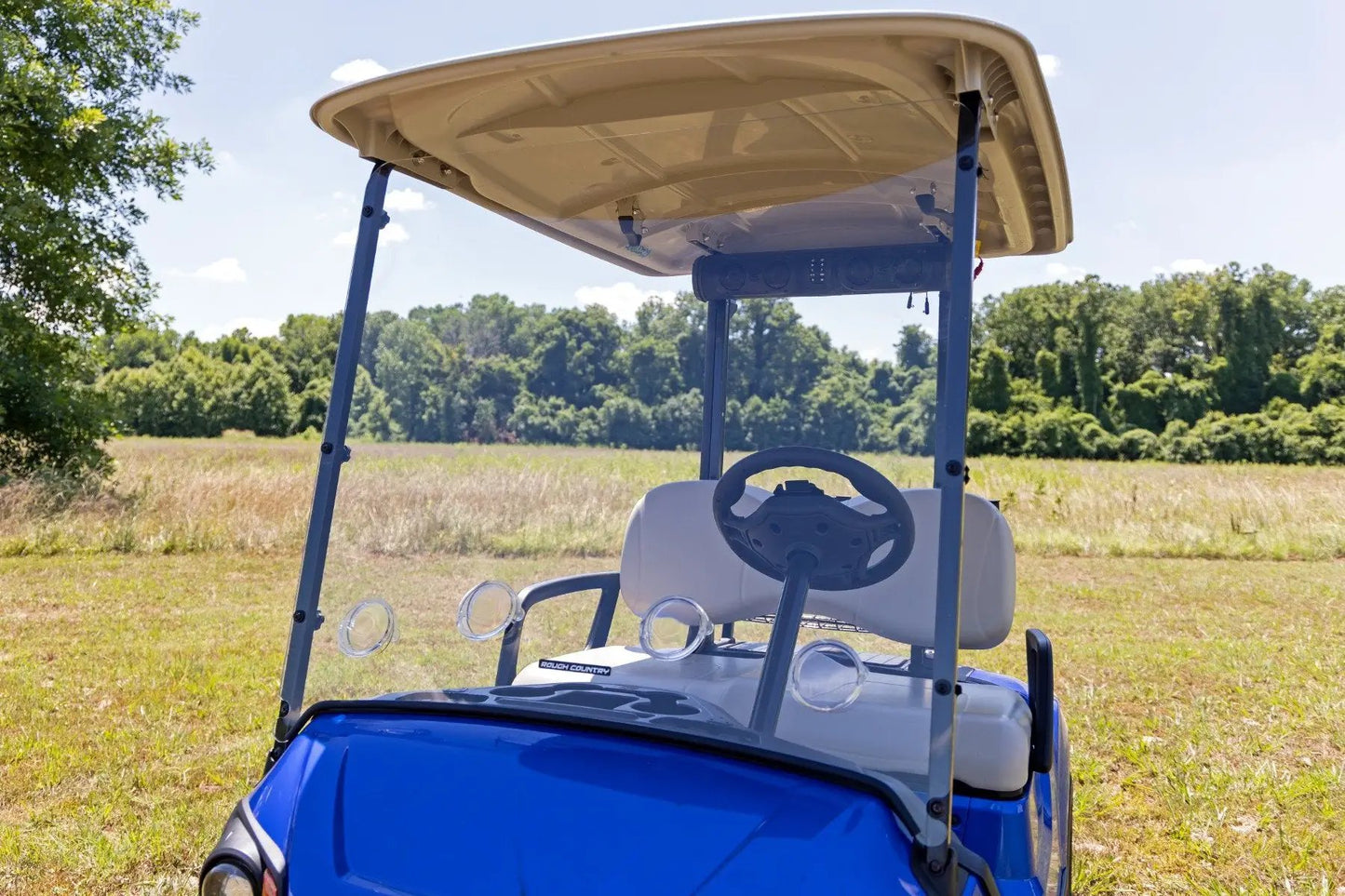 Rough Country Vented Full Windshield | Scratch Resistant | Yamaha Drive2 by Rough Country