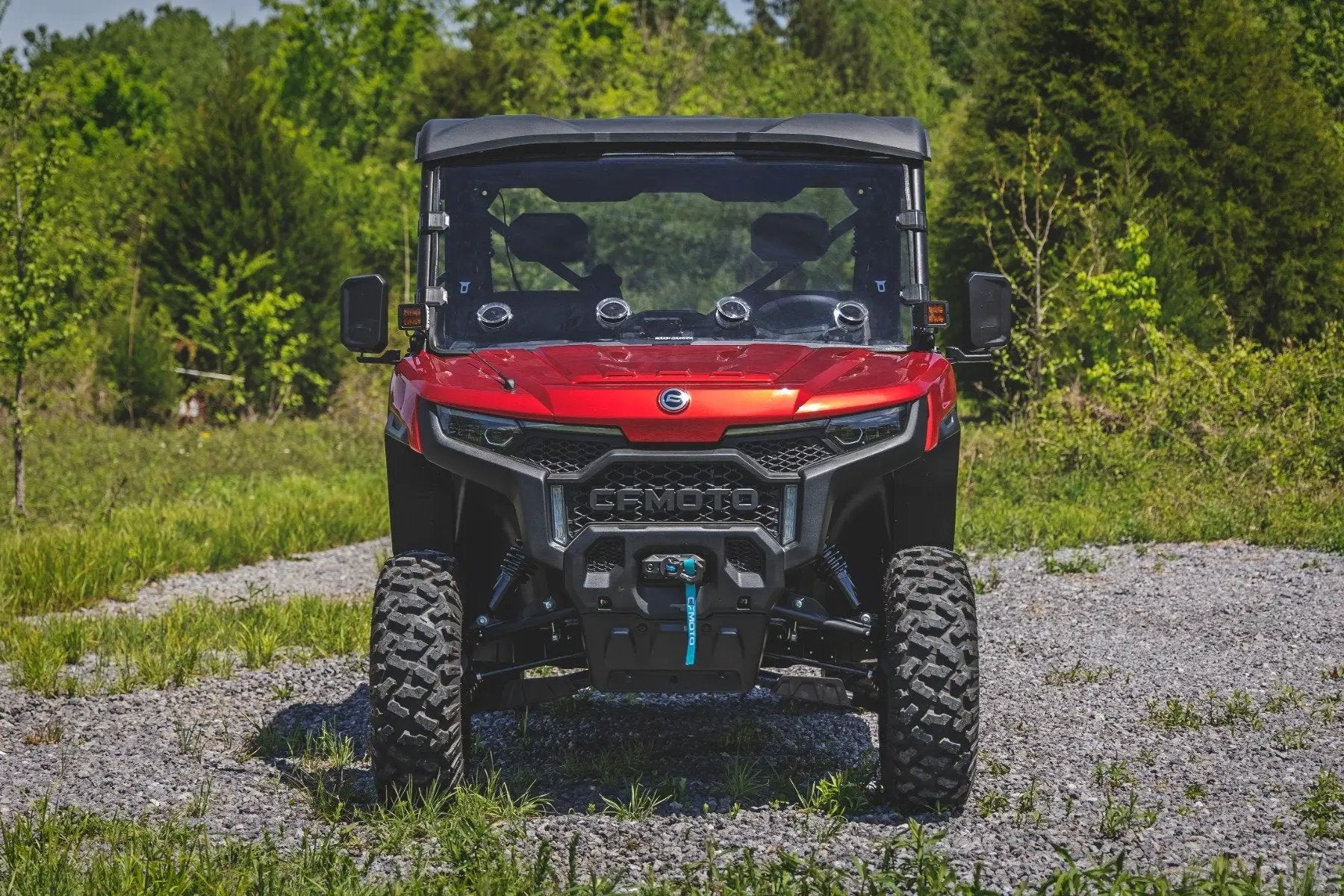 Rough Country Vented Full Windshield | Scratch Resistant | CFMOTO UFORCE U10 Pro by Rough Country