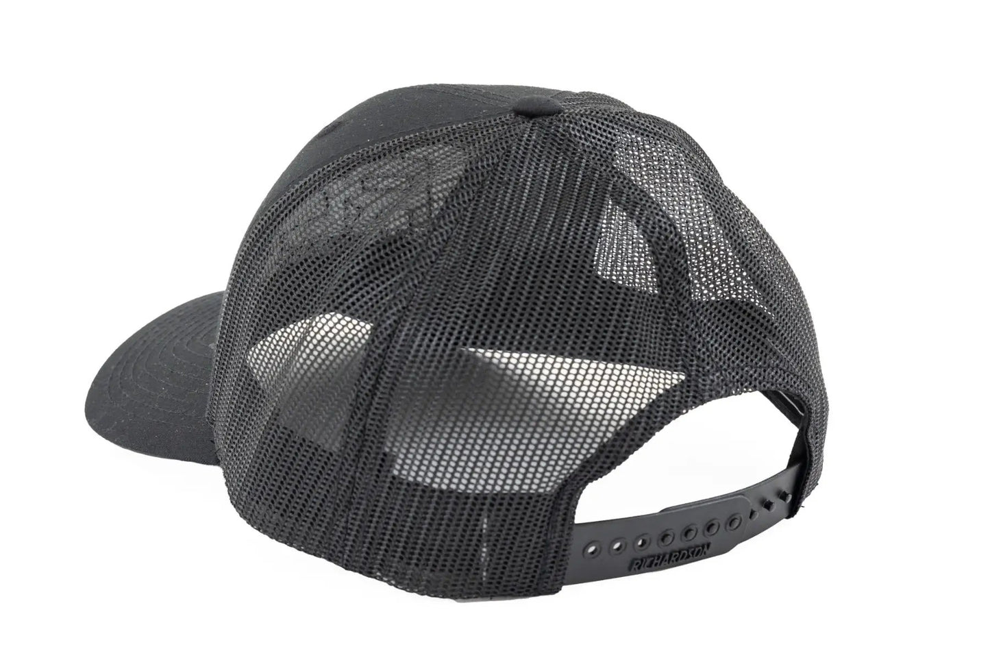 Rough Country Hat | Black Mesh | Rough Country Patch | Black/Black - Richardson 112 by Rough Country