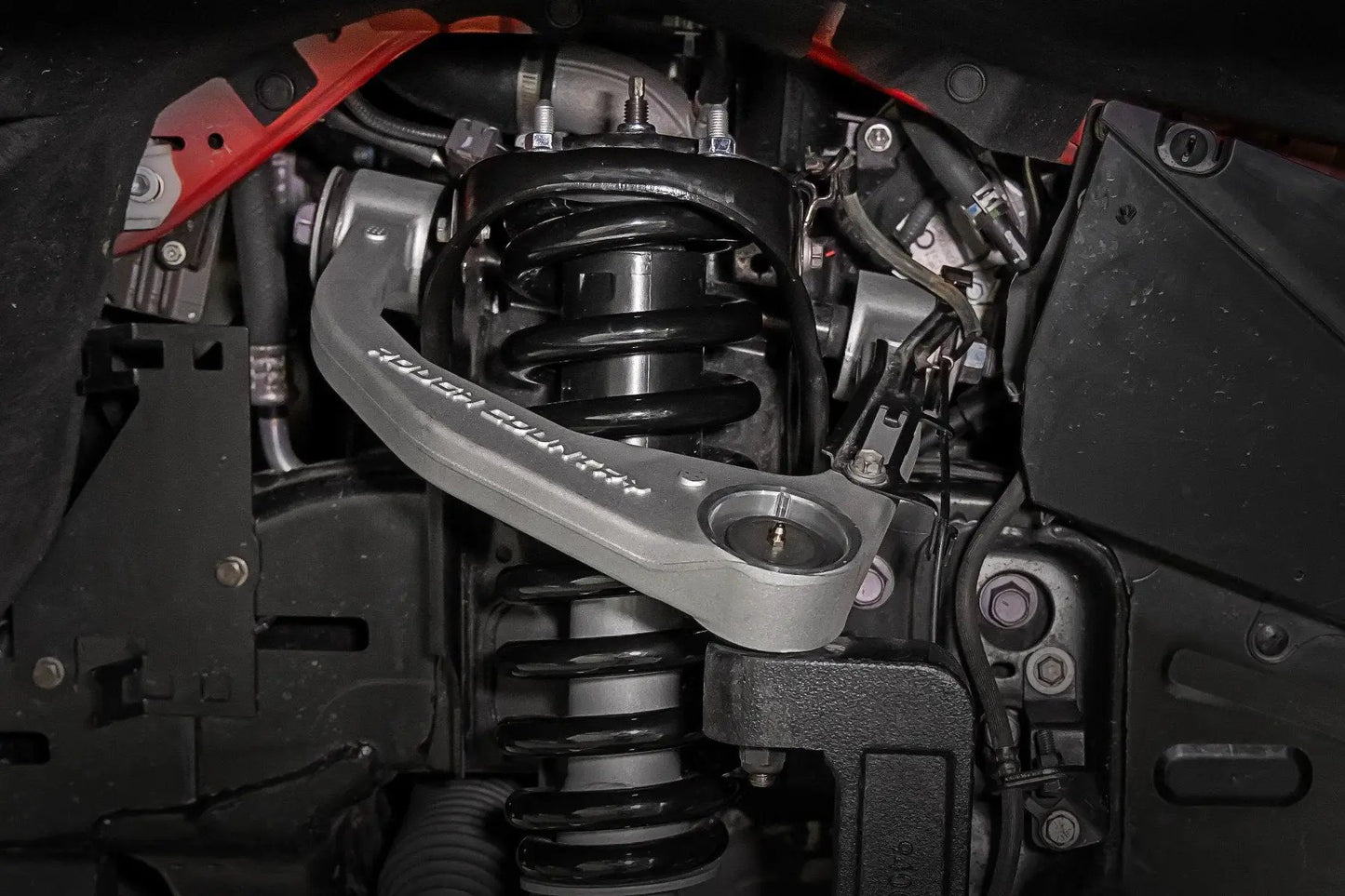 Rough Country Red Forged Upper Control Arms | OE Upgrade | Toyota Tundra 2WD/4WD (22-26) by Rough Country