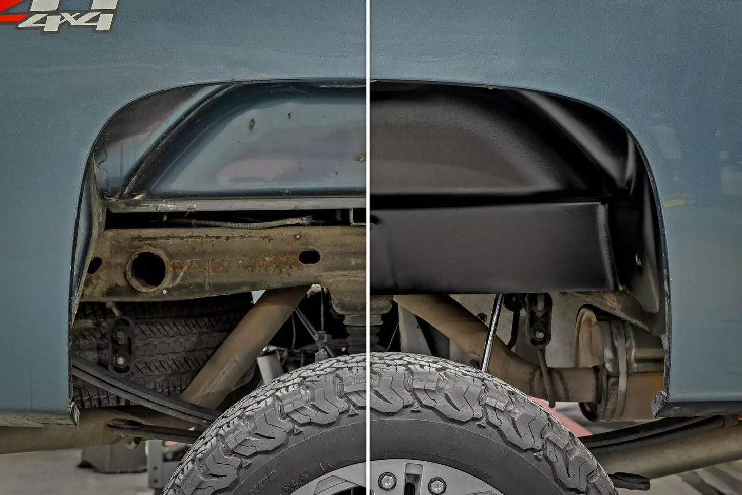 Rough Country Rear Wheel Well Liners | Chevy Silverado 1500 (07-13)/Silverado 2500 HD (07-10) by Rough Country