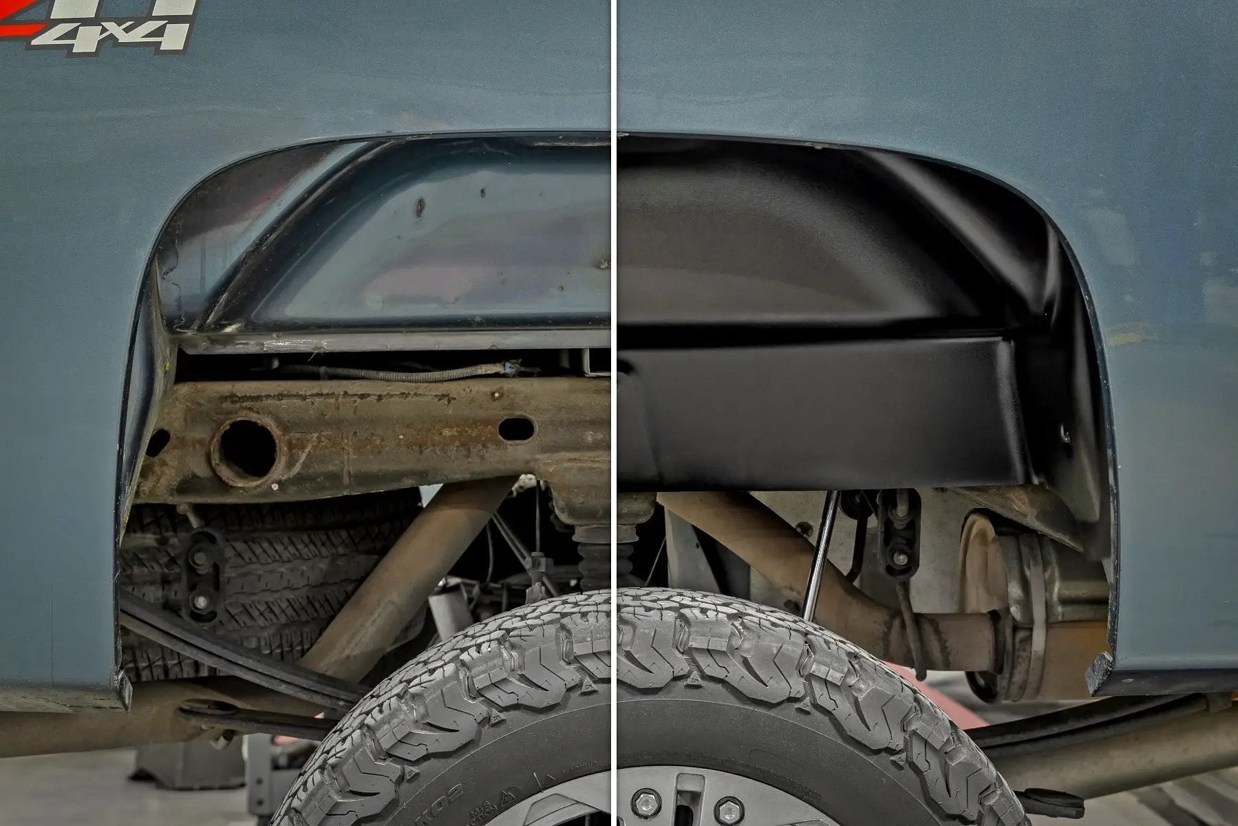Rough Country Rear Wheel Well Liners | Chevy Silverado 1500 (07-13)/Silverado 2500 HD (07-10) by Rough Country